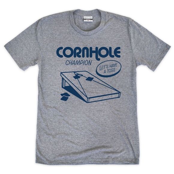 NWT Where I’m From Cornhole Champion Gray Crew T size small - Picture 1 of 5